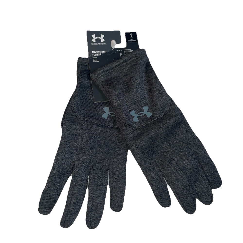Under Armour Storm Fleece Men's Glove, Large - Jet Gray (1365975)
